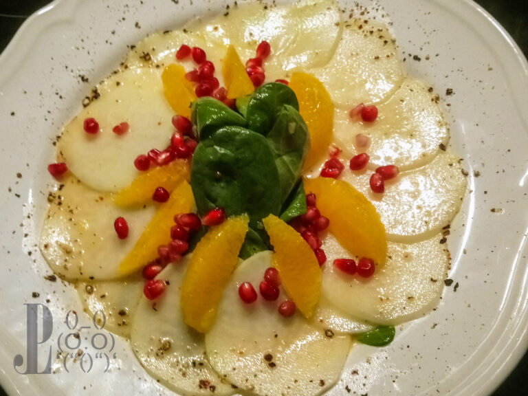 Carpaccio vom Kohlrabi