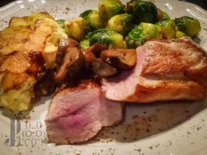 Schweinefilet rosa gebraten