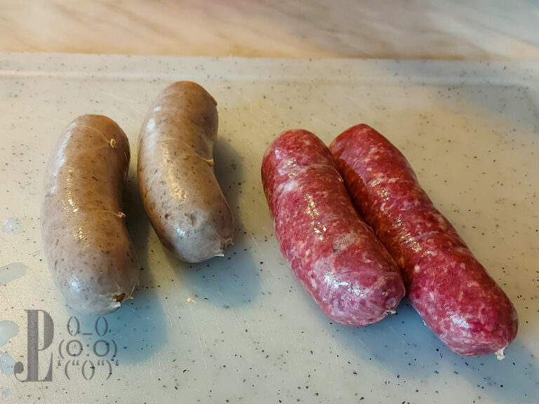 Wildschwein-Bratwurst