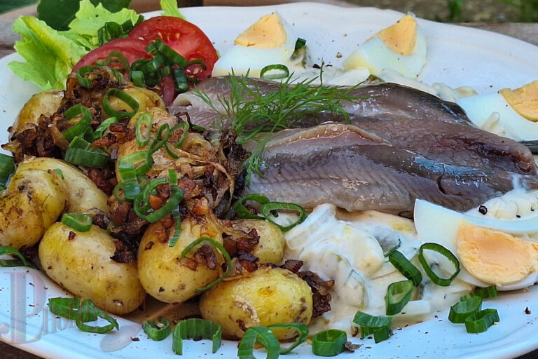 Matjes Doppelfilet – Hausfrauenstyle, aber Gartenfrisch